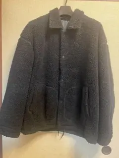 ブラック フリースジャケット