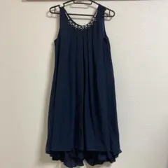 新品タグ付⭐︎axes femme⭐︎パール付ワンピース⭐︎バックローズスリットドレス