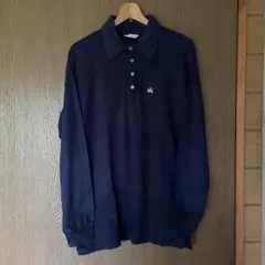 ブルックスブラザーズ Golden Fleece 長袖ネイビーポロシャツ L