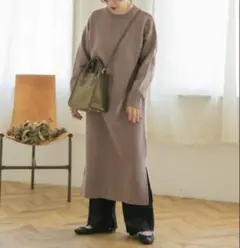 ニットワンピース