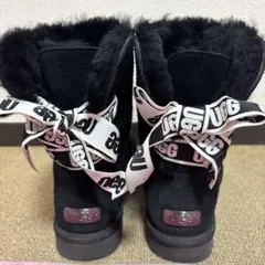 UGG ブラックムートンブーツ