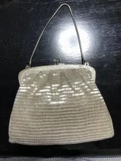 和装　ビーズ　クラッチバッグ