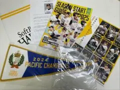 福岡ソフトバンクホークス　25ファンクラブ特典　シーズンスタートガイド　ペナントのサムネイル