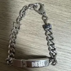 DIESEL ブレスレット シルバーカラー
