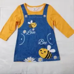 SHEIN ベビー ワンピース 6-9M ハチ柄のサムネイル