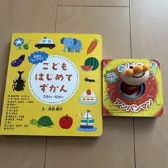 こどもはじめてずかんとアンパンマン絵本セット