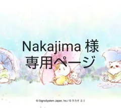 Nakajima 様専用ページ