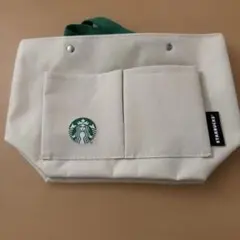 Starbucks キャンバスバッグ クリーム色