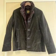 Needles コーデュロイボアジャケット XS ダークグレー