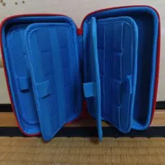 DS、3DSソフトケース　外側赤　内側青