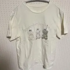 チュチュアンナ クマ 半袖Tシャツ M ホワイト アイボリーのサムネイル