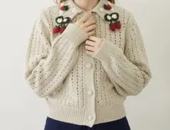 STRAWBERRY KNIT CARDIGAN いちごカーディガンのサムネイル