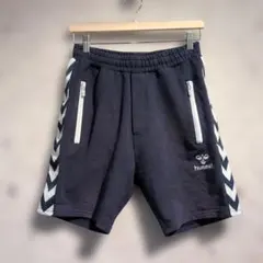 hummel ネイビー スウェットショートパンツ　ヒュンメルのサムネイル