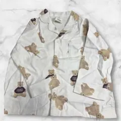 gelato pique くま柄 パジャマシャツ XXS 90-100