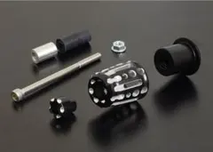 PMC Billet スピンドル バーエンド レッド 絶版 未使用のサムネイル
