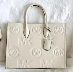 マイケルコース MIRELLA ミレラ ライトクリーム トートバッグ