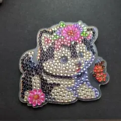 ビーズ装飾 子犬 ビーズアート