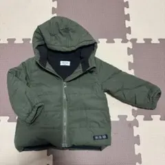 フード付きオリーブグリーンアウター 80cm