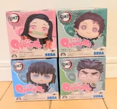 (新品未開封) 鬼滅の刃　きゅるみーミニフィギュア4体セット