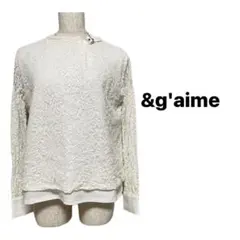 【＆g'aime】レースブラウスのサムネイル