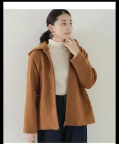 LEPSIM♡レプシィム　ベージュ　2way アウター　L フード取り外し可のサムネイル