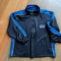 キッズ男児CRESS ジャージ ブラック/ブルー130㌢