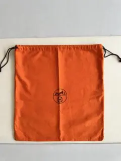HERMES 巾着袋 保存袋 オレンジのサムネイル