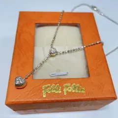 な*要様 Folli Follie ハート型クリスタルネックレス