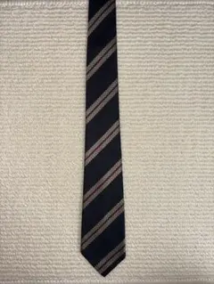 ネイビー ストライプ ネクタイ