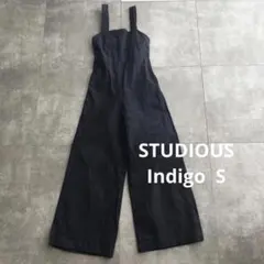 ✴︎✴︎STUDIOUS インディゴ デニム サロペット S✴︎✴︎のサムネイル