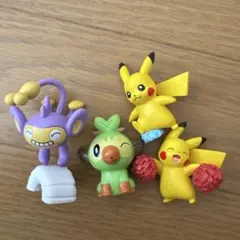 ポケモン フィギュア 4体セット ピカチュウ エテボース サルノリ