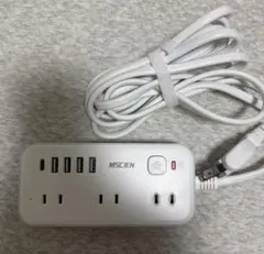 MSCIEN 電源タップ USBポート付き
