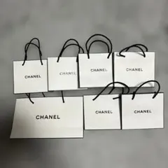 CHANEL ショップ袋 7枚セット ホワイト