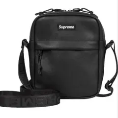 シュプリーム supreme レザーショルダーポーチ ショルダーバッグ