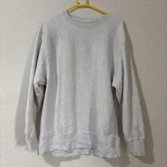 グレー Lサイズ 長袖トレーナー