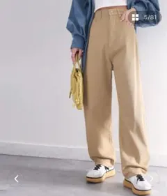 ワイドパンツ チノパン