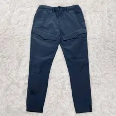 サムディフ　ダークグレー　スリムフィット　ジョガーパンツ　【M】　ストレッチ