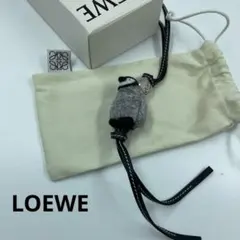 LOEWE フェルトペンギン ぺんぎん ストラップ チャーム キーホルダー極