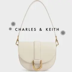 CHALES＆KEITH ミニガビーヌ　サドルバッグ【Cream】　2way