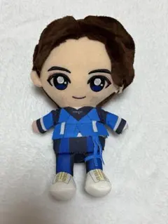 チルぬい サイズ 服〗甚平 上下 2点セット(青) - メルカリ