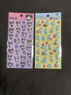 サンリオ　ぷくっとシール　ハンギョドン　クロミちゃん