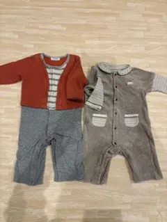 センスオブワンダー　70サイズ　2枚セット　ロンパース・カバーオールセット