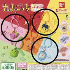 たまごっち カラフルマルチチャーム まめっち ふらわっち ケーたま ガシャポン