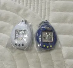 たまごっち シャカシャカチャームコレクション くちぱっち みみっち 白 紺