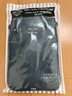 YOUNG & OLSEN スマホショルダーBAG BOOK BLACKのサムネイル