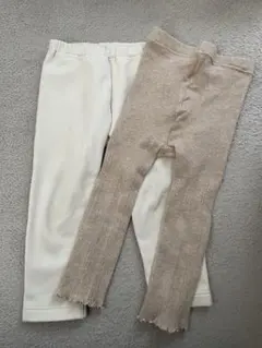 UNIQLO 90 フリースズボン＆レギンス　セット