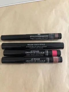 シャネル 口紅　アイシャドウ　4本セット　ルージュクレヨン