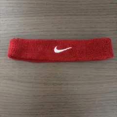 NIKE ヘアバンド　キッズサイズ　赤