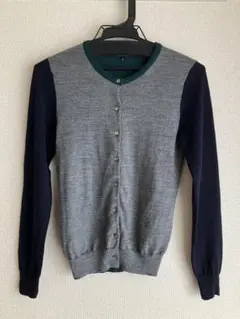 Paul Smith BLACK 紺カーディガン マルチストライプ - メルカリ