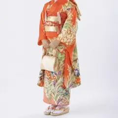 七五三　7歳　四つ身　着物のみのサムネイル